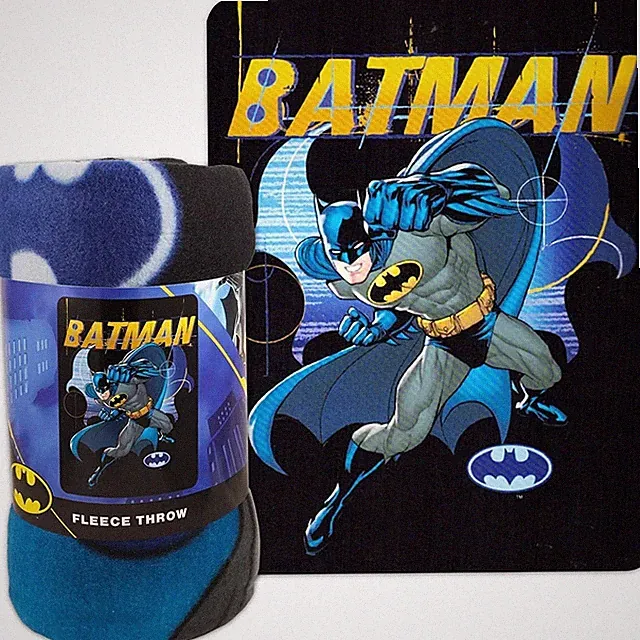 Batman Fleece Throw Blanket 45x60 – Soft Plush Kids Bedding by Northwest!