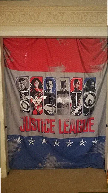 DC Justice League Batman, Superman, Twin/Full, Comforter shell/ Duvet Cover