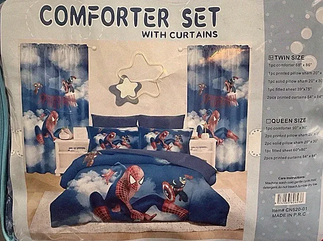 boys superhero bedding sets twin