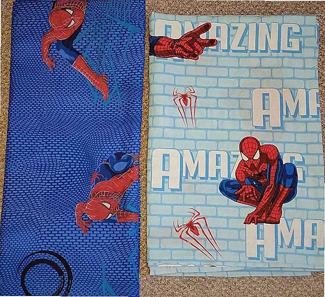 Marvel The Amazing Spider-Man Set 2 Twin Flat Sheet Cotton Polyester Multicolor