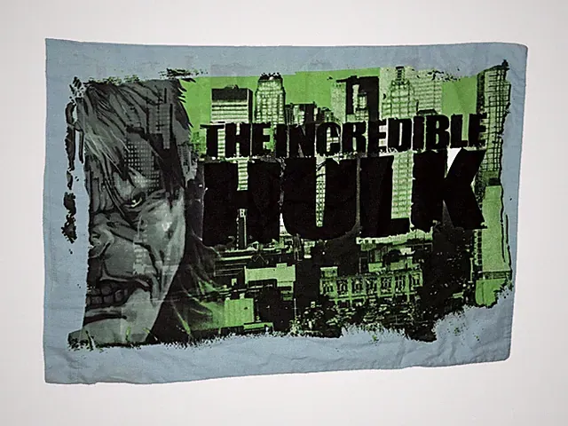 Marvel The Incredible Hulk Cotton Rich Standard Pillow Case - Jay Franco