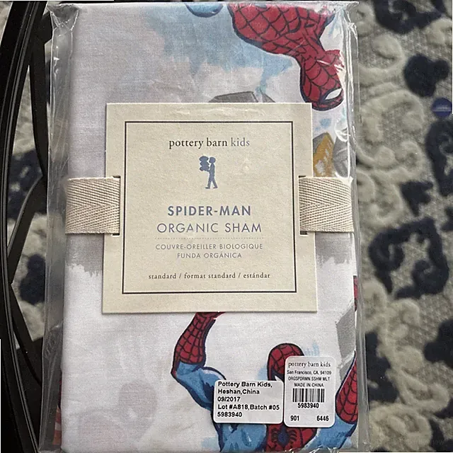 Pottery Barn Mavel Disney superhero party Gift holiday school boy pillow SHAM