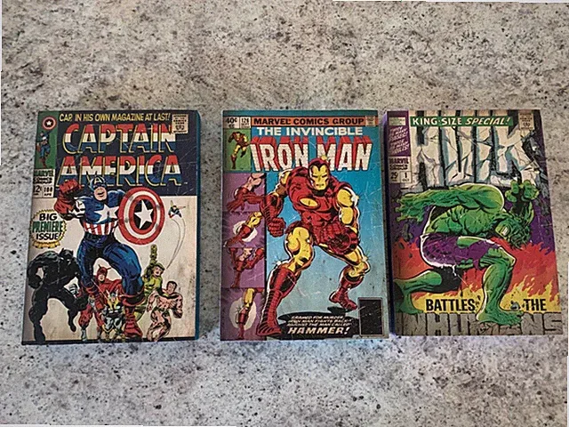Superhero bedding and decor