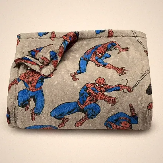 The Big One Marvel Spider-Man Super Hero Plush Fleece Throw Blanket 5x6 ft